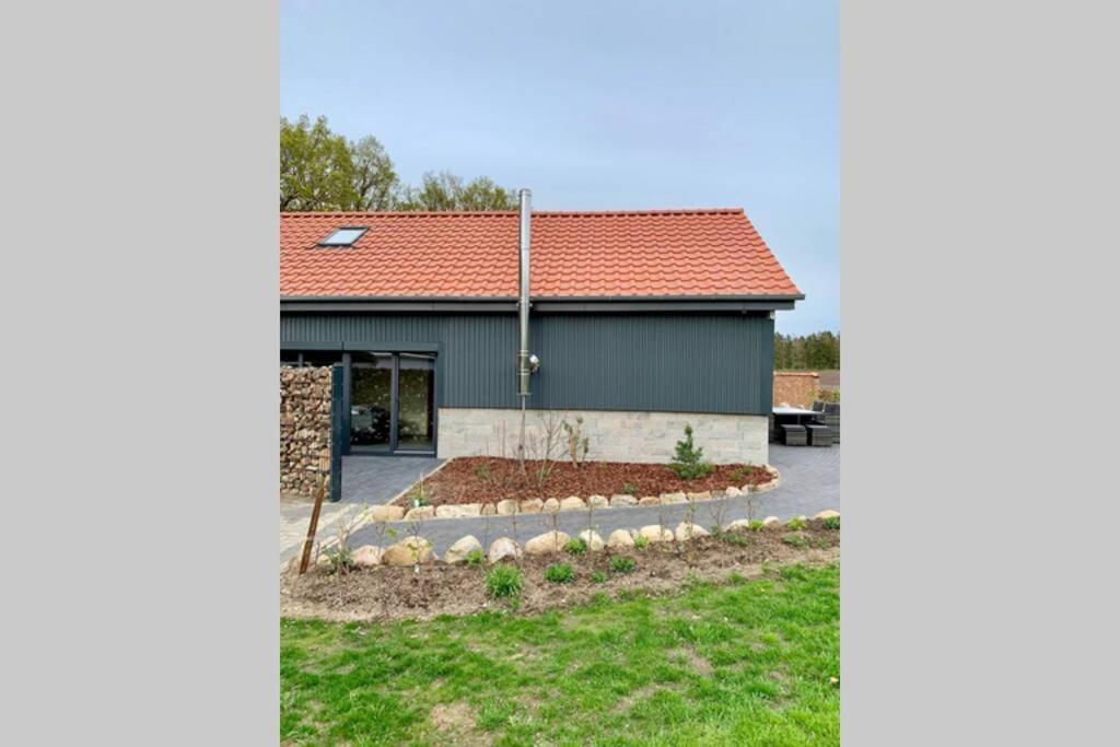 Neue Ruhige Ferienwohnung Am Wald Wustewohlde Bagian luar foto